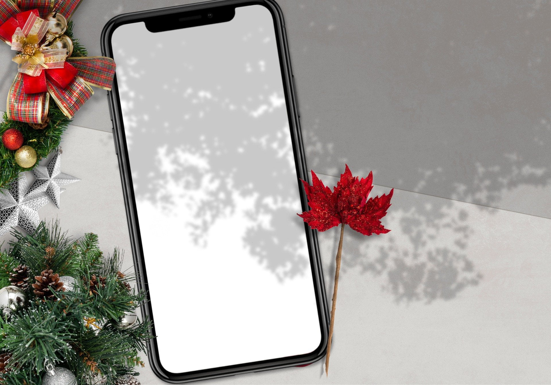 website on mobile for the holidays